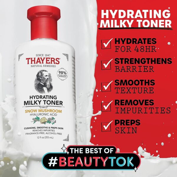 THAYERS Milky Face Toner Skin Care 355mL - Image 4